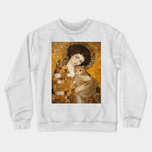 Woman and Cat II Crewneck Sweatshirt